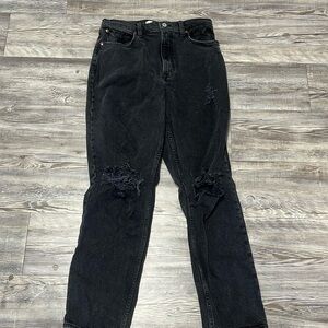 Abercrombie 90s straight ultra high rise jeans, size 10R